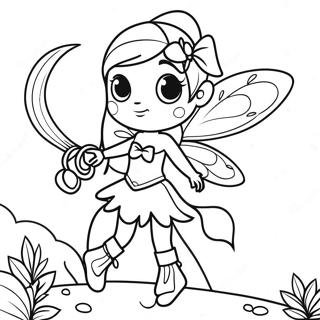 Pirate Fairy Coloring Page 53347-44331