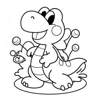 Yoshi S Crafted World Coloring Page 53357-44339