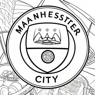 Manchester City Logo Coloring Page 53387-44359