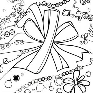 Sparkling Ribbons Coloring Page 53398-44381