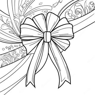 Sparkling Ribbons Coloring Page 53398-44383