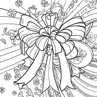 Sparkling Ribbons Coloring Page 53398-44384