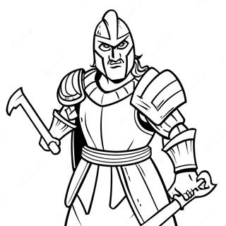 Shredder In Action Coloring Page 53408-44378