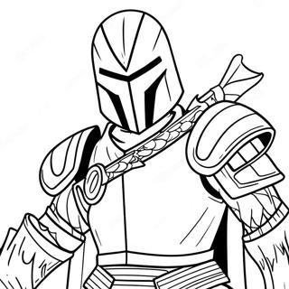 Shredder In Action Coloring Page 53408-44379