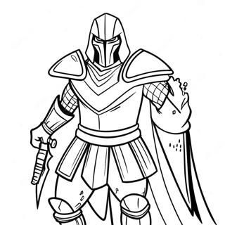 Shredder In Action Coloring Page 53408-44380