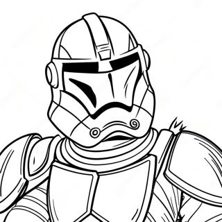 Captain Rex In Battle Armor Coloring Page 53479-44445