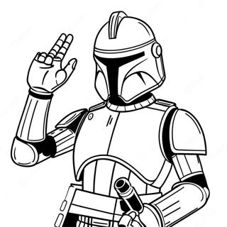 Captain Rex In Battle Armor Coloring Page 53479-44446