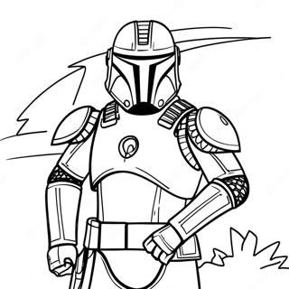 Captain Rex In Battle Armor Coloring Page 53479-44447