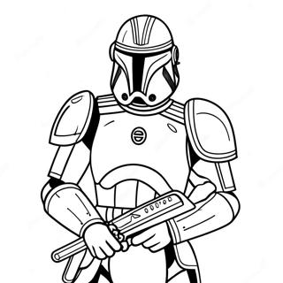 Captain Rex In Battle Armor Coloring Page 53479-44448