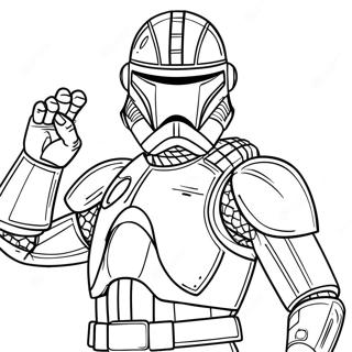 Captain Rex In Battle Armor Coloring Page 53479-44578