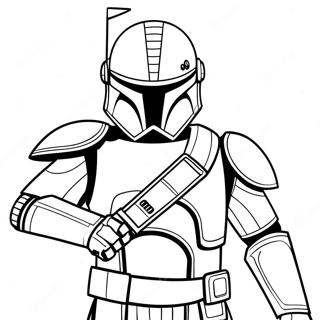 Captain Rex In Battle Armor Coloring Page 53479-44579