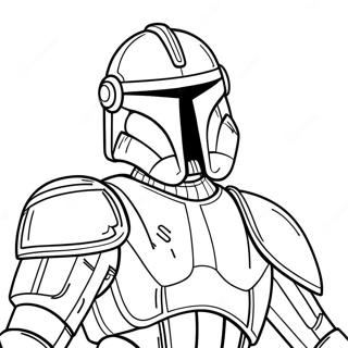 Captain Rex In Battle Armor Coloring Page 53479-44580