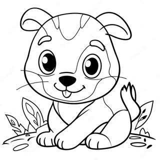 Animal To Paint Coloring Page 53498-44434