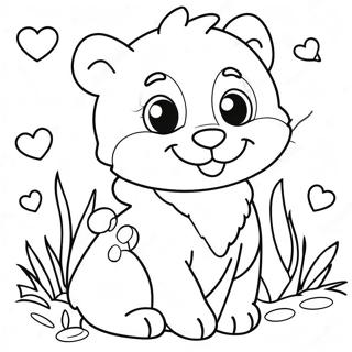 Cute Baby Animal Coloring Page 53499-44614