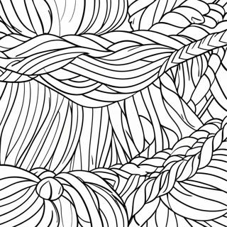 Colorful Yarn Skeins Coloring Page 53519-44620