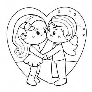 Valentines Day Coloring Page 5352-4283