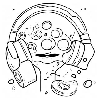 Oldies Music Coloring Page 53538-44472