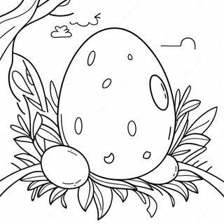 Colorful Ostara Egg Hunt Coloring Page 53549-44505