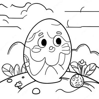 Colorful Ostara Egg Hunt Coloring Page 53549-44641