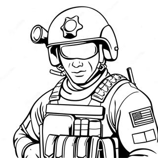 Special Forces Coloring Page 53558-44510