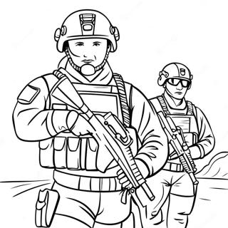 Special Forces Coloring Page 53558-44511