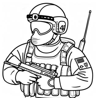 Special Forces Coloring Page 53558-44638