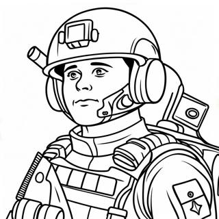 Elite Special Forces Soldier Coloring Page 53559-44490