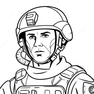 Elite Special Forces Soldier Coloring Page 53559-44651