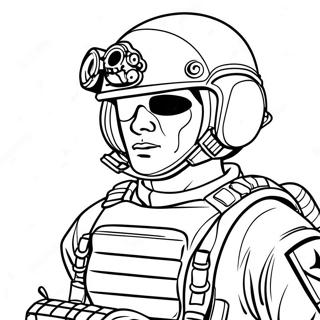 Elite Special Forces Soldier Coloring Page 53559-44652