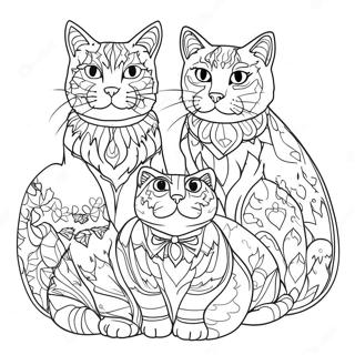 Cats Coloring Pages