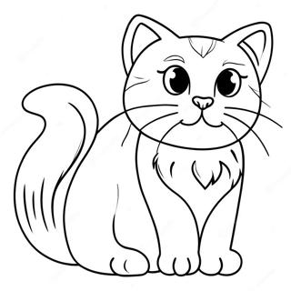 Cats Coloring Page 53588-44520