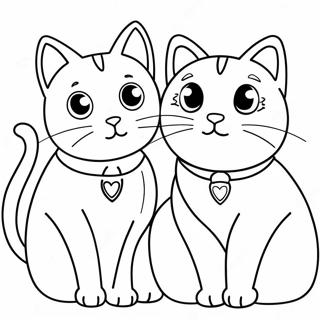 Cats Coloring Page 53588-44673