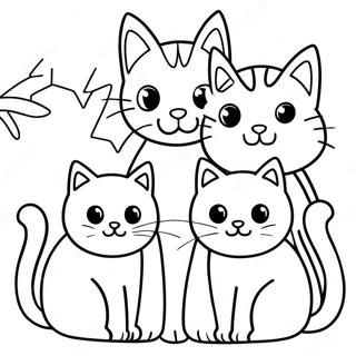 Cats Coloring Page 53588-44675