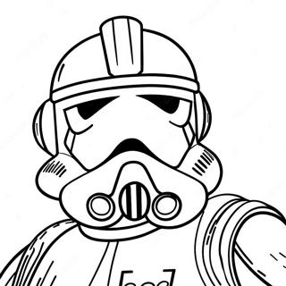 Scout Trooper Coloring Pages