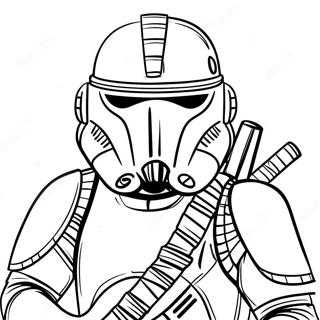 Scout Trooper Coloring Pages