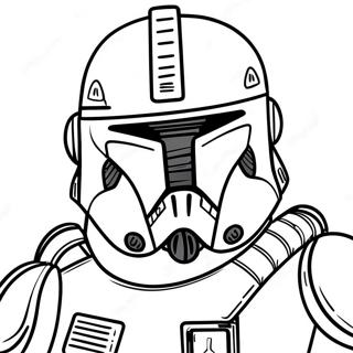 Fearless Scout Trooper Coloring Page 53599-44526