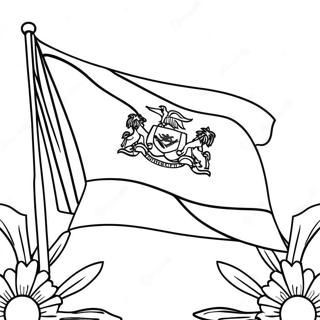 Haiti Flag Coloring Page 53608-44685