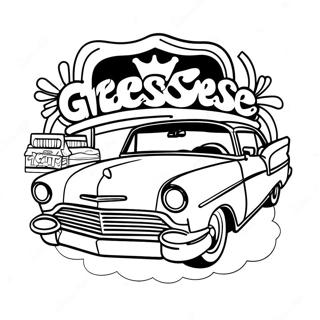 Grease Coloring Pages