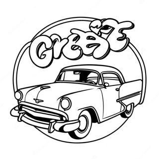 Grease Movie Logo Coloring Page 53618-44692