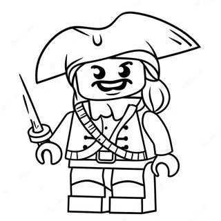 Lego Pirate Captain Coloring Page 53629-44545