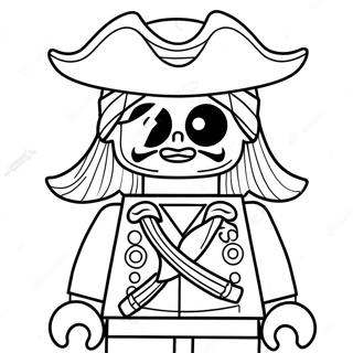 Lego Pirate Captain Coloring Page 53629-44547