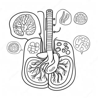 Digestive System Diagram Coloring Page 53638-44555