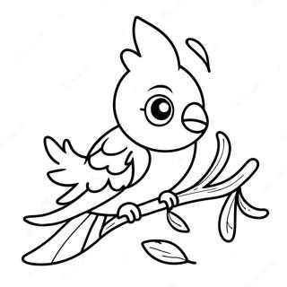 Cockatiel Coloring Page 53668-44730