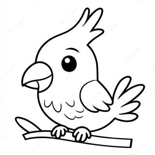 Cockatiel Coloring Page 53668-44731