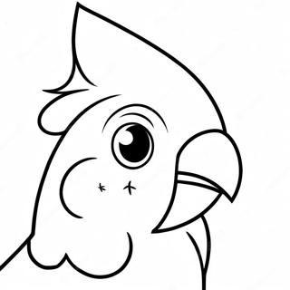 Cockatiel Coloring Page 53668-44732