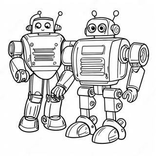 Futuristic Robot Coloring Page 53679-44744