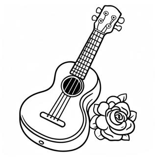 Ukulele Coloring Page 53688-44750