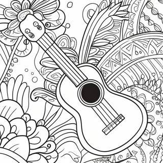 Ukulele Coloring Page 53688-44752