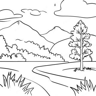 Vermont Landscape Coloring Page 53698-44758