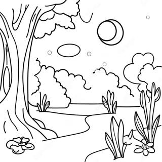 Night Time Coloring Page 53708-44762